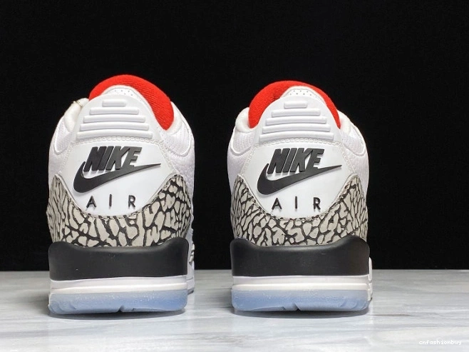 3 Jordan white Retro 